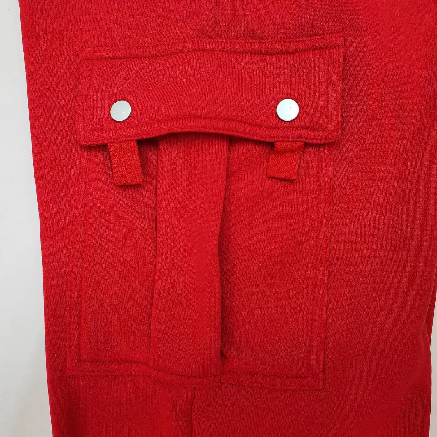Baggy Cargo Pants Men Casual Elastic Drawstring Work Hiking Pants Straight Stretch Outdoor Jogger with Pockets