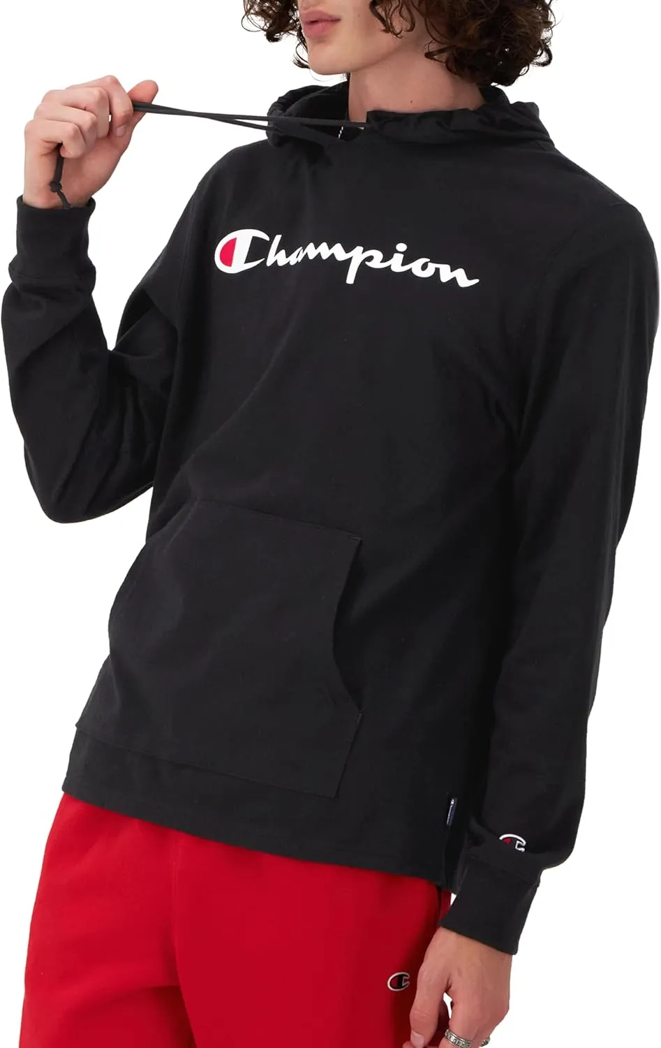 Champion Men's Midweight, Soft and Comfortable T-Shirt Hoodie
