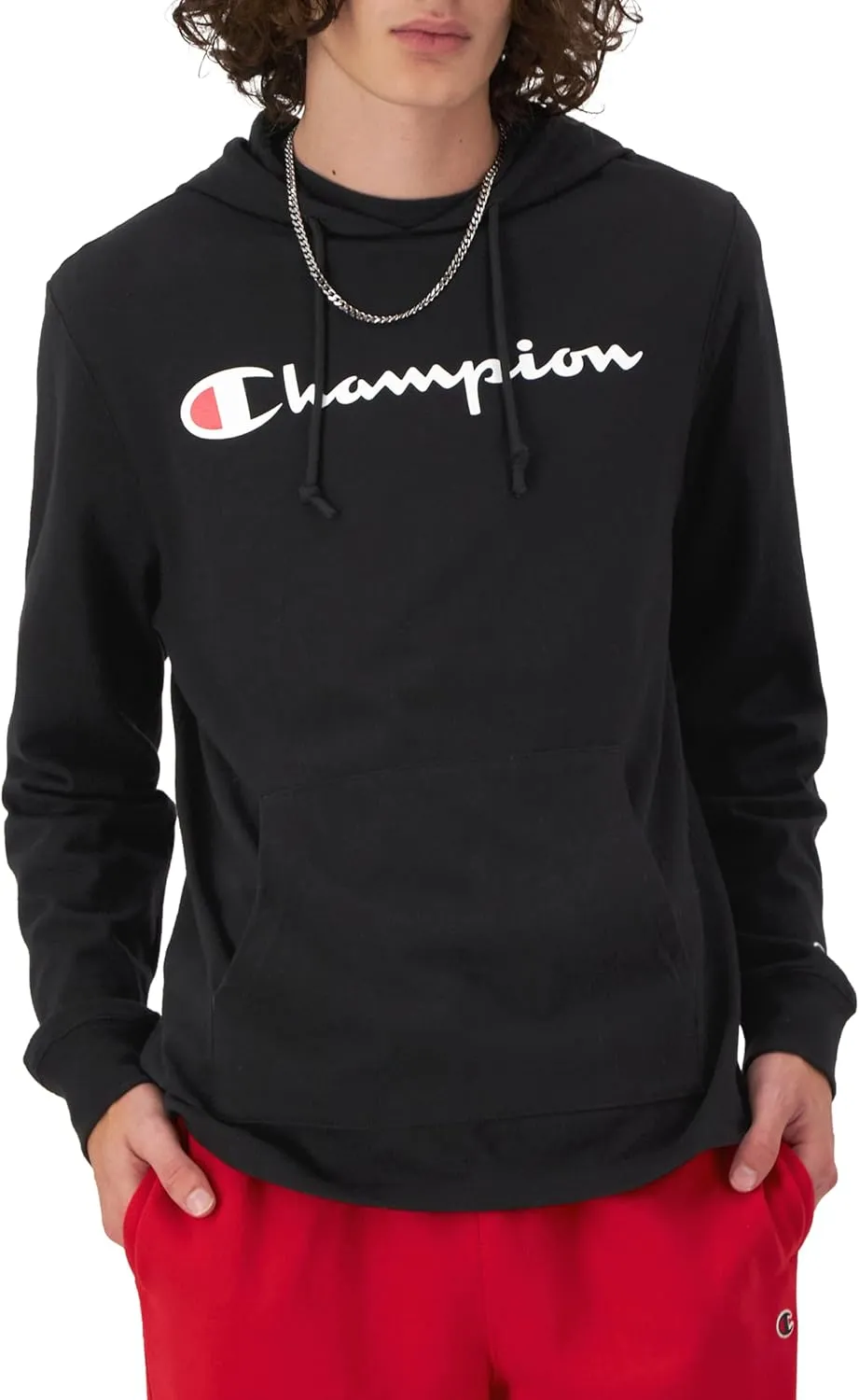 Champion Men's Midweight, Soft and Comfortable T-Shirt Hoodie