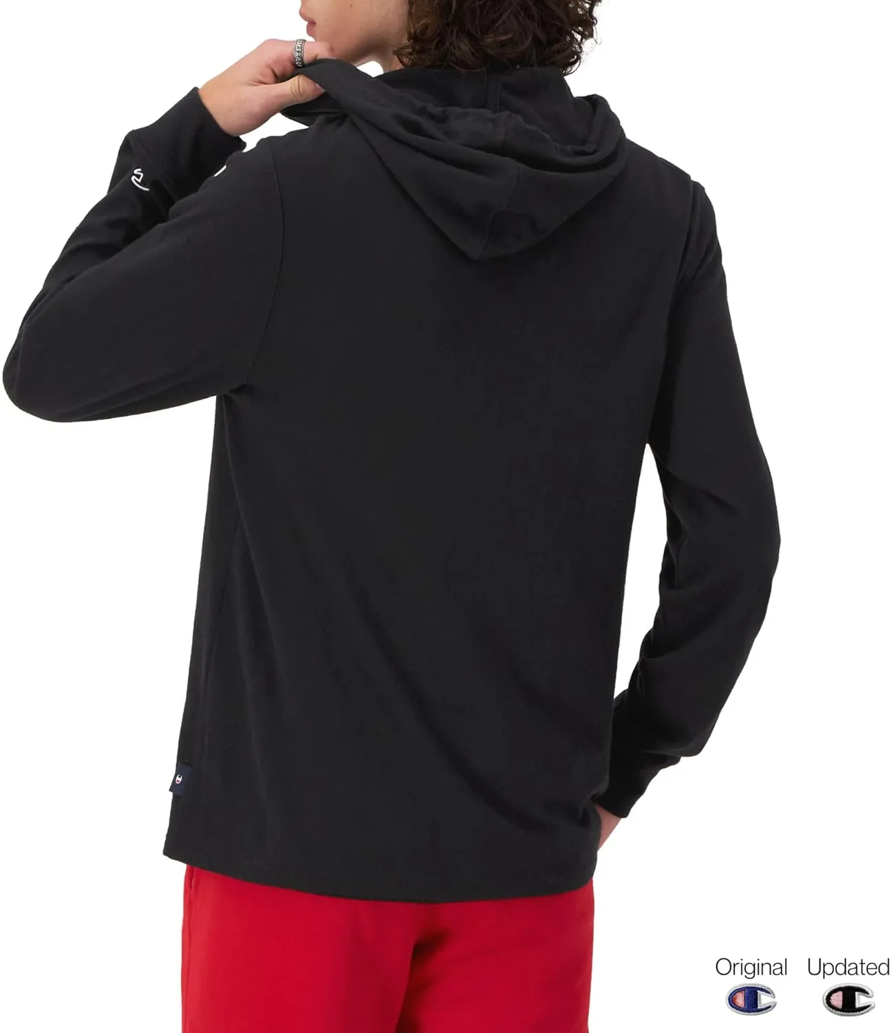 Champion Men's Midweight, Soft and Comfortable T-Shirt Hoodie