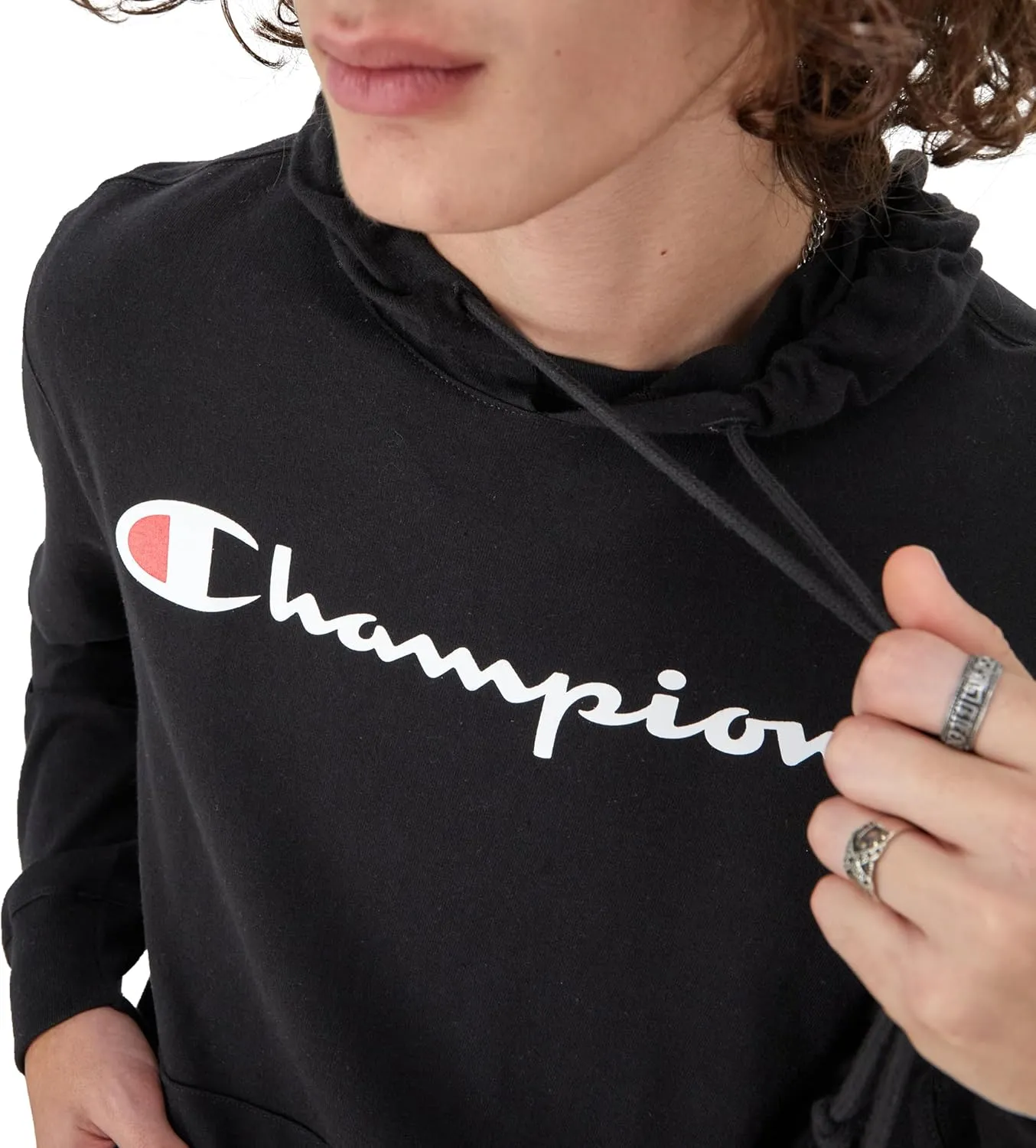 Champion Men's Midweight, Soft and Comfortable T-Shirt Hoodie