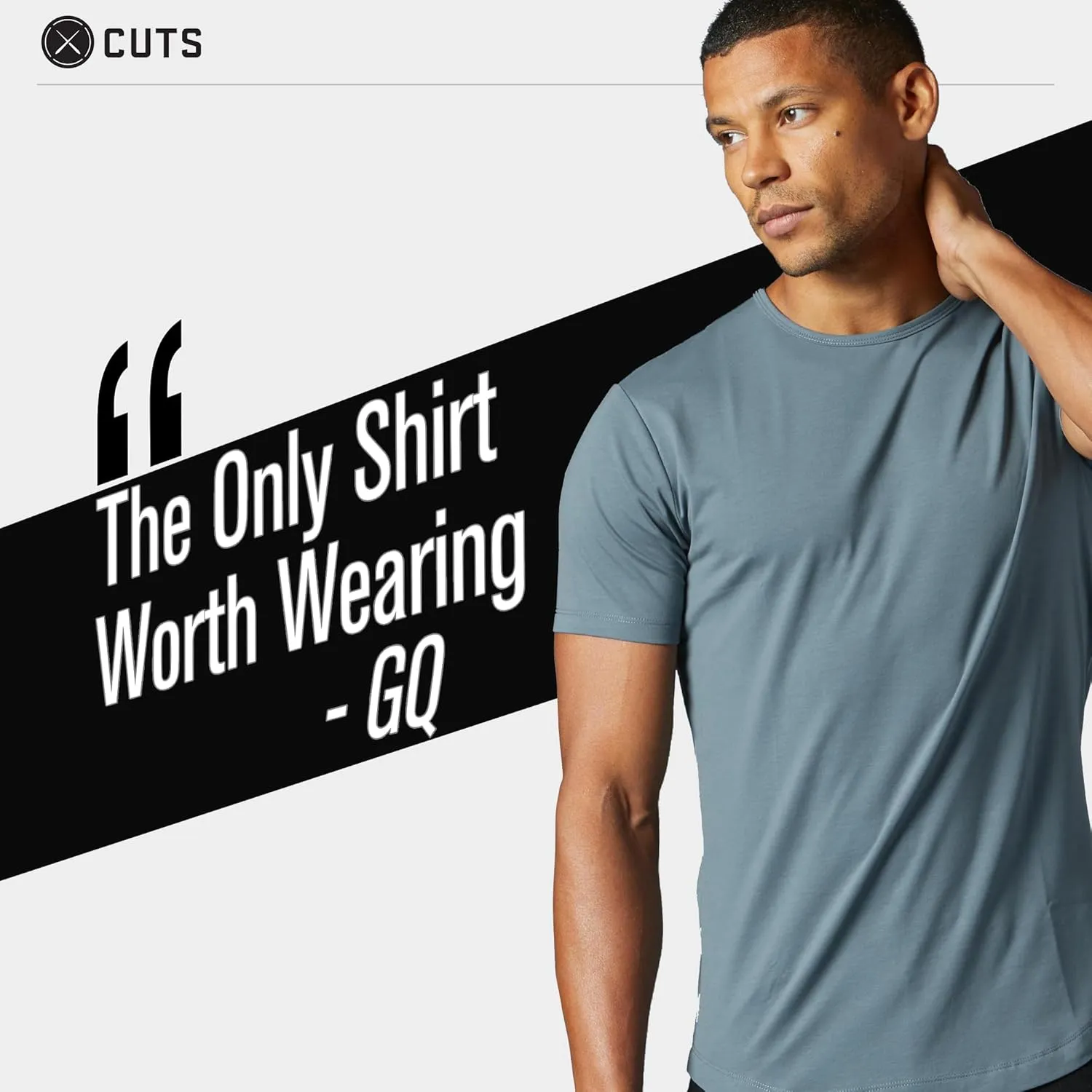 Clothing Men's Premium AO Crew Neck Casual Short Sleeve T-Shirt | Classic Curve Hem | PYCA Pro Soft Fabric