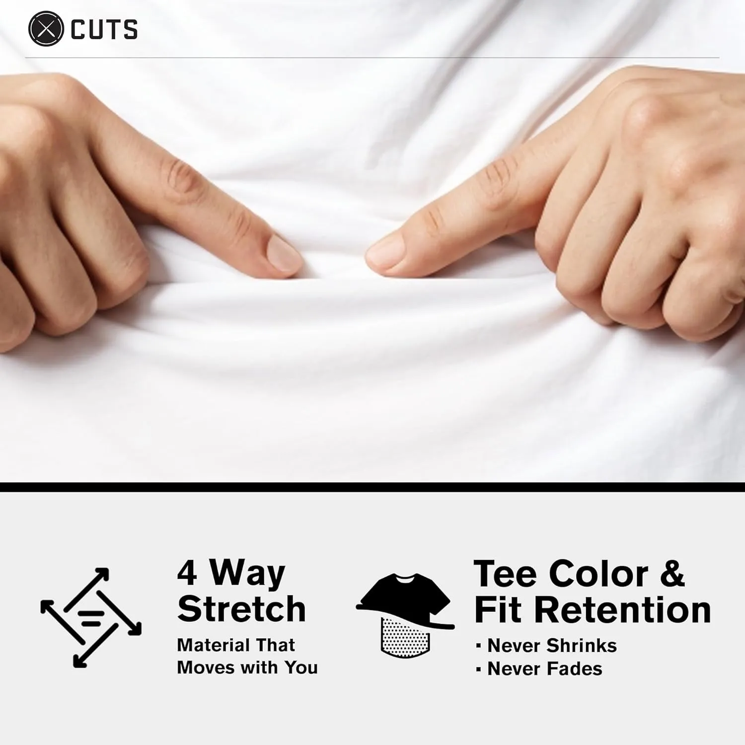Clothing Men's Premium AO Crew Neck Casual Short Sleeve T-Shirt | Classic Curve Hem | PYCA Pro Soft Fabric