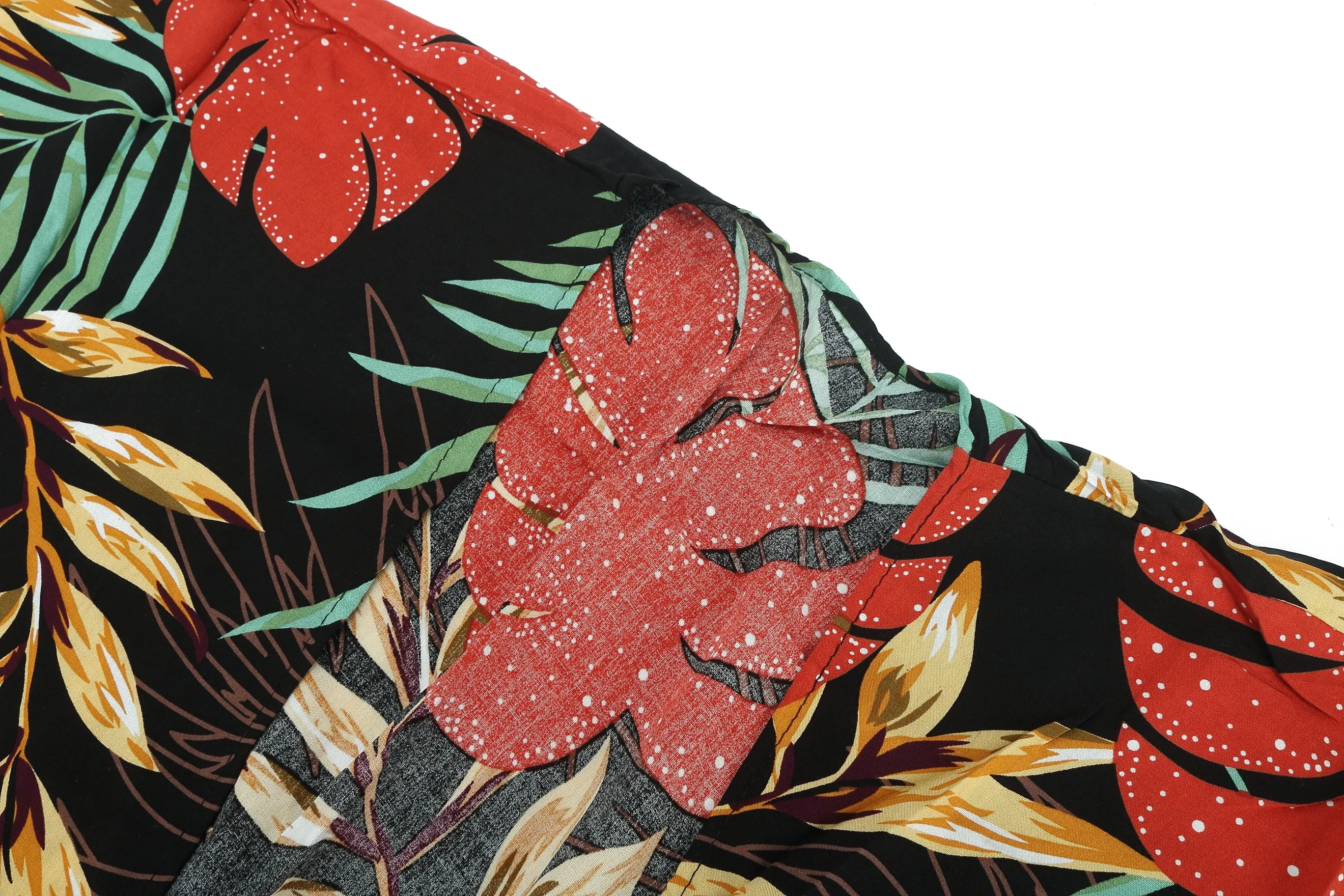 Coverup Nikki Belt Monstera Fern Black