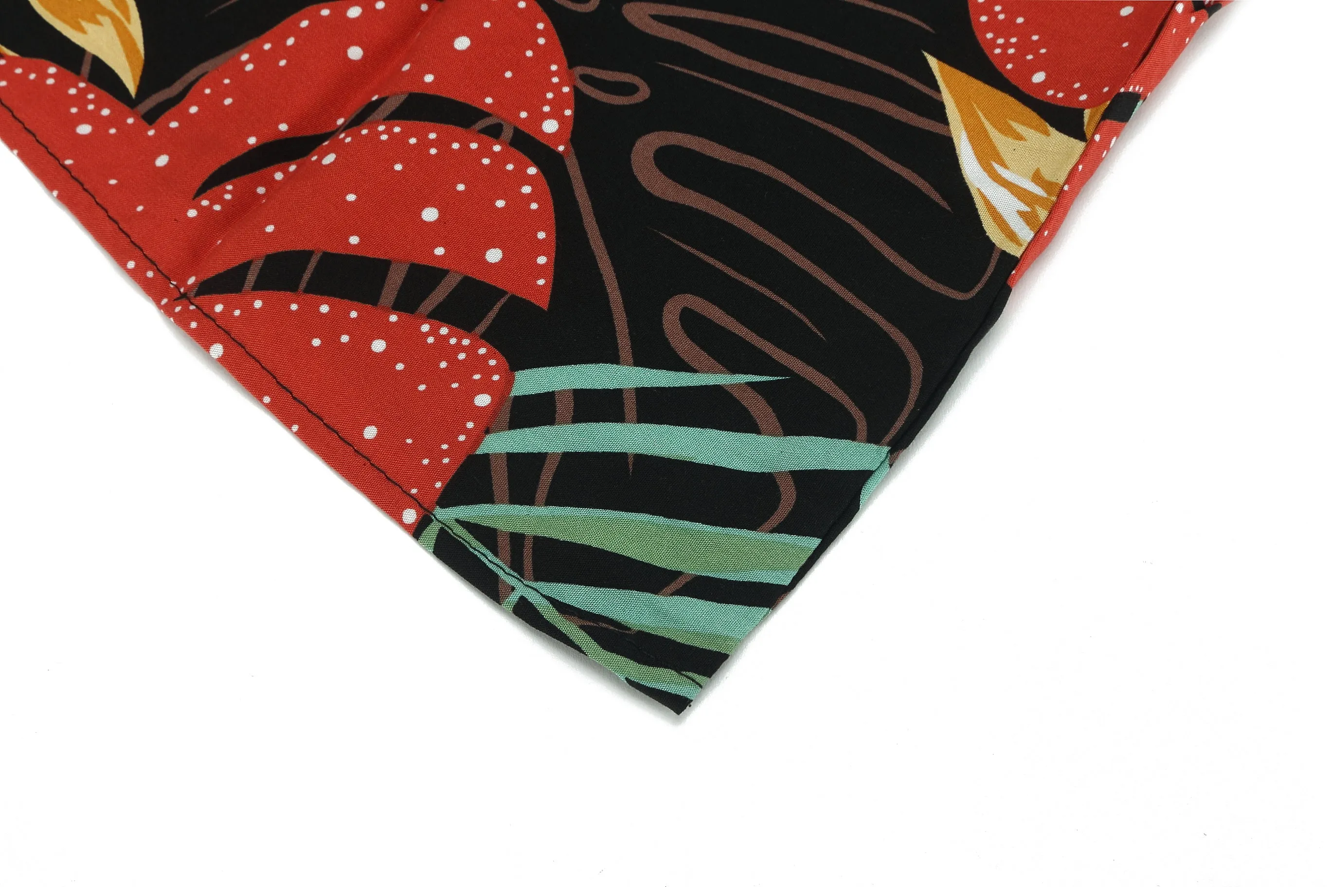 Coverup Nikki Belt Monstera Fern Black