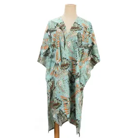 Coverup Nikki Monstera Fern Teal