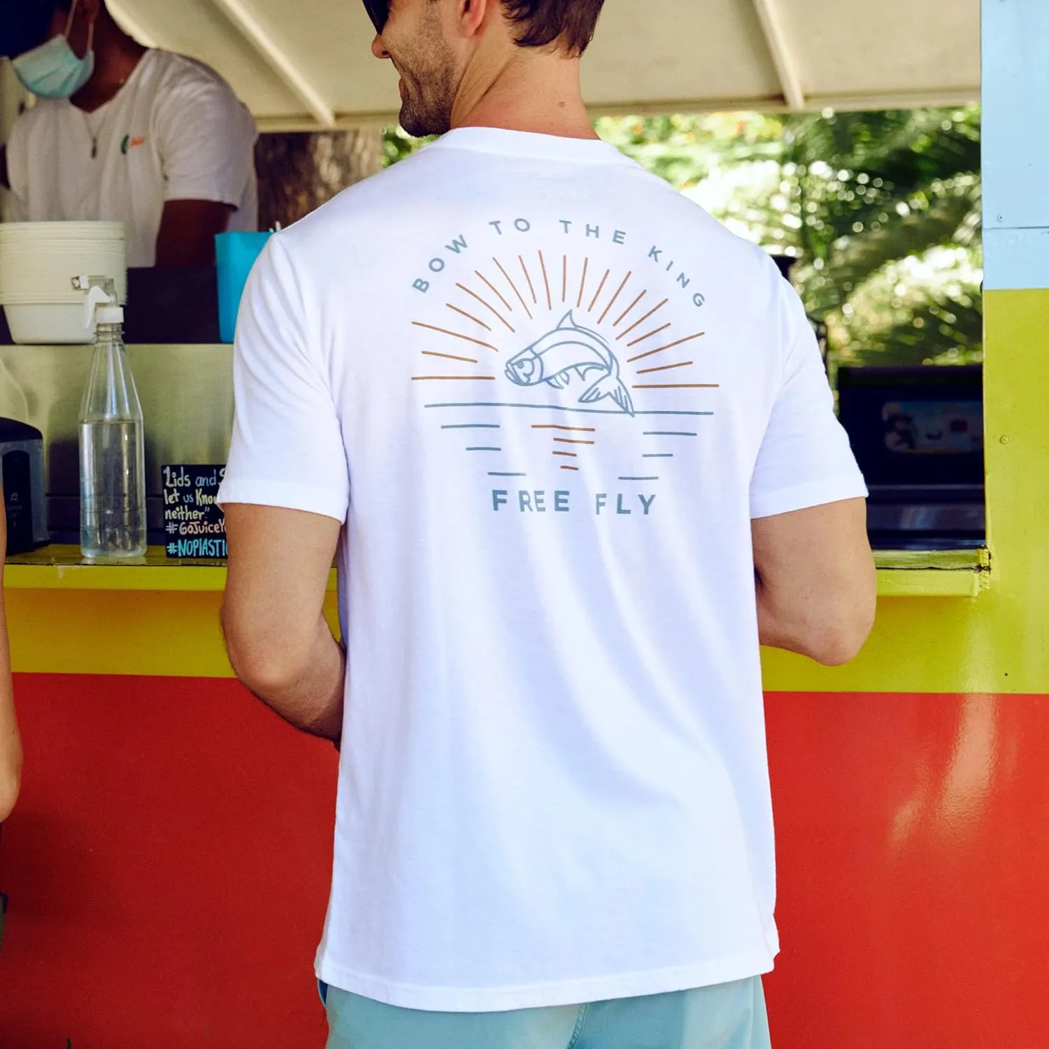 Free Fly Men's King Tee - Graphic Tee for Men - Ultra-Soft Cotton-Blend T-Shirt