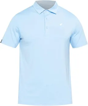 Mens Golf Polo Shirt Lightweight & Quick Dry UPF 50  Flat-Knit Collar Polo Shirts for Men (S, M, L, XL, XXL)- Dry Fit