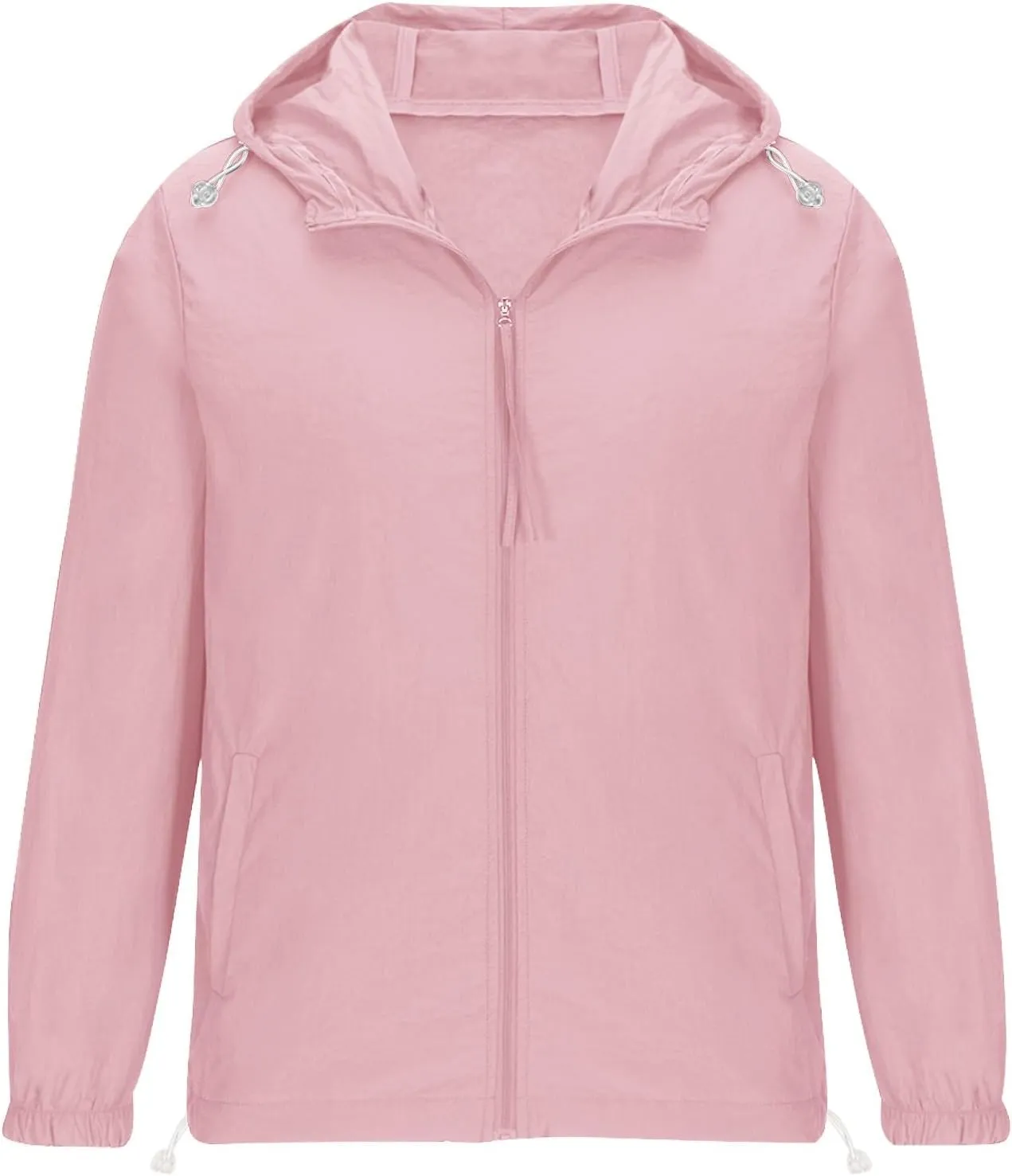 Men's Women's UPF 50  UV Sun Protection Clothing Long Sleeve Zip Up Outdoor Jacket Athletic Lightweight Hiking Shirts
