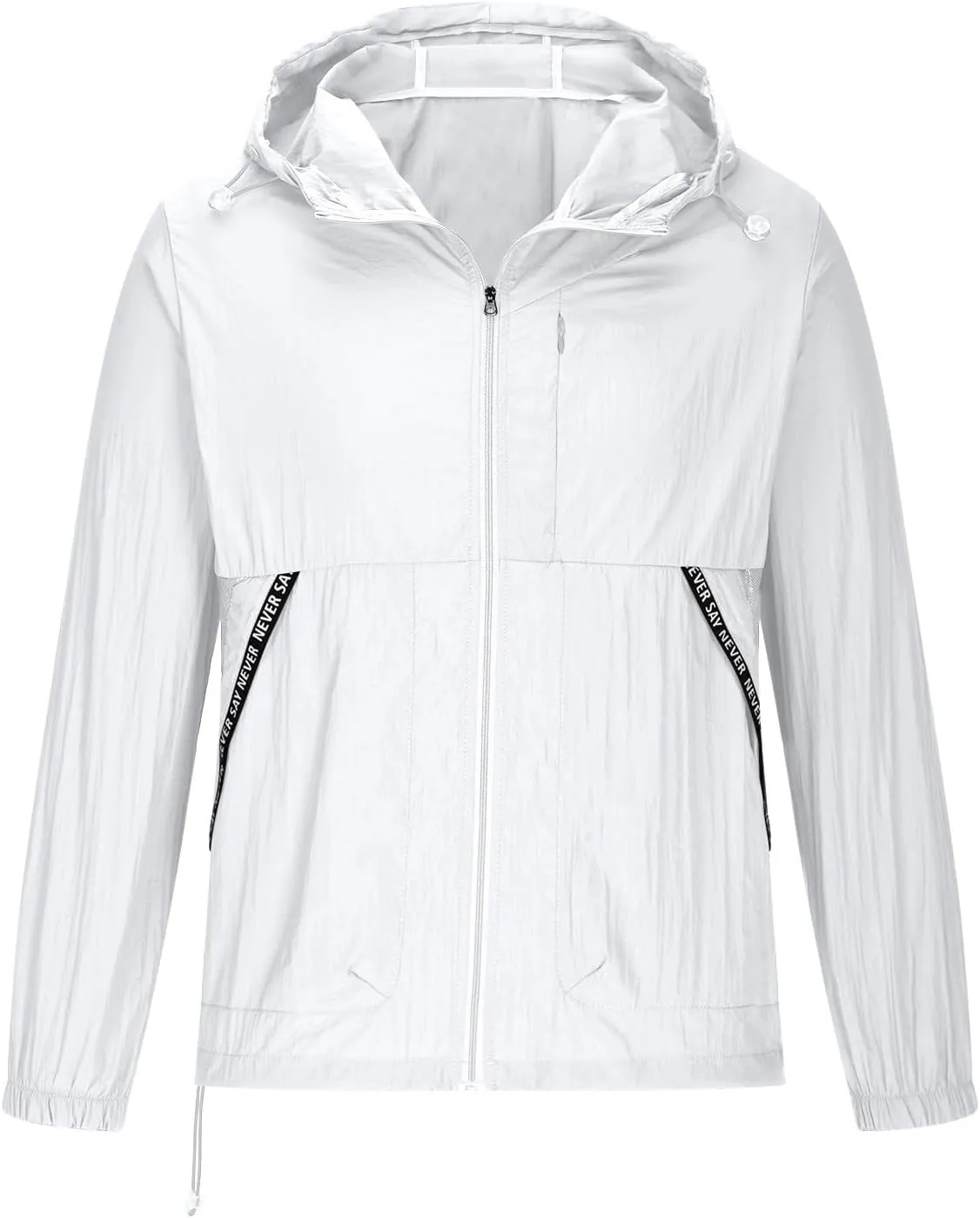 Sun Jacket UPF 50  Hoodie For Men Women Full Zip UV Protection SPF Cooling Lightweight Athletic Track Jacket Raincoat