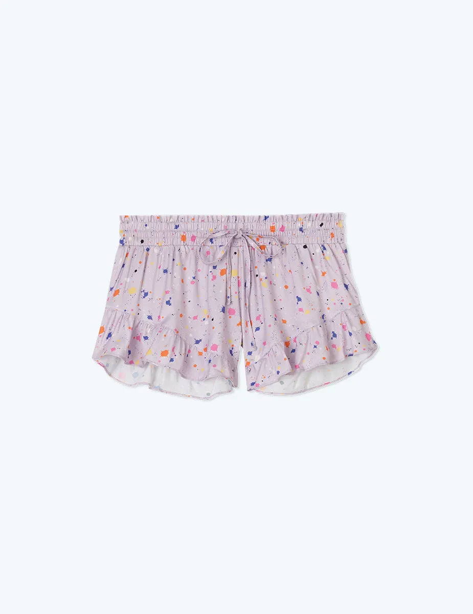 The Silky Ruffle Shorts - Main
