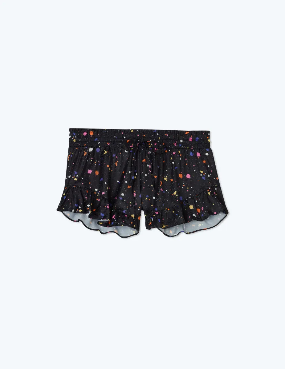 The Silky Ruffle Shorts - Main