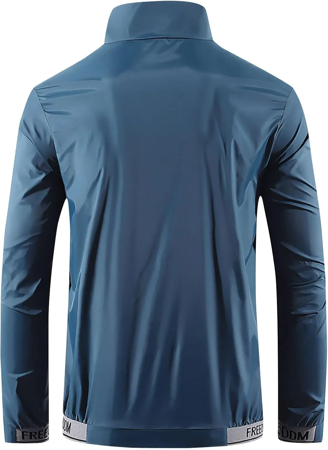 UPF 50  Sun Protection Jacket Mens 2025 Full Zip Up Long Sleeve Lightweight UV Shirts For Hot Weather Hiking Fishing