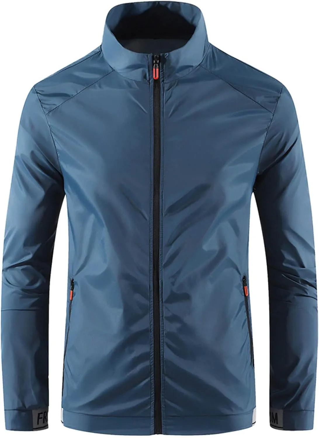 UPF 50  Sun Protection Jacket Mens 2025 Full Zip Up Long Sleeve Lightweight UV Shirts For Hot Weather Hiking Fishing