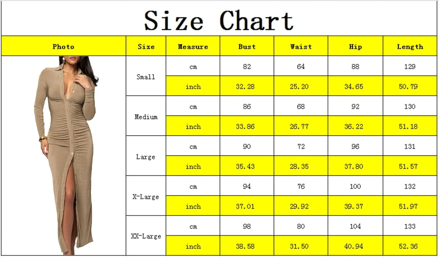 Women's Button Down Ruched Stretchy Dress Long Sleeve Casual Maxi Long Dresses