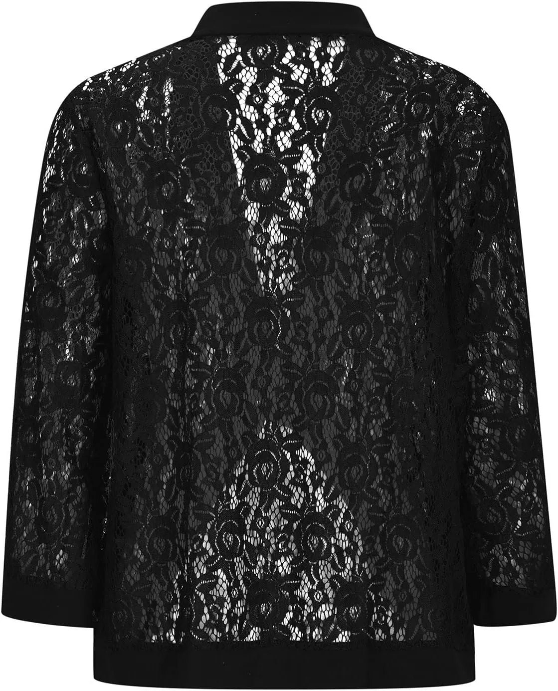 Womens Lace Cardigan Crochet Boho 2025 Summer Long Sleeve Lightweight Open Front Cover Up Sun Protection Kimonos Tops