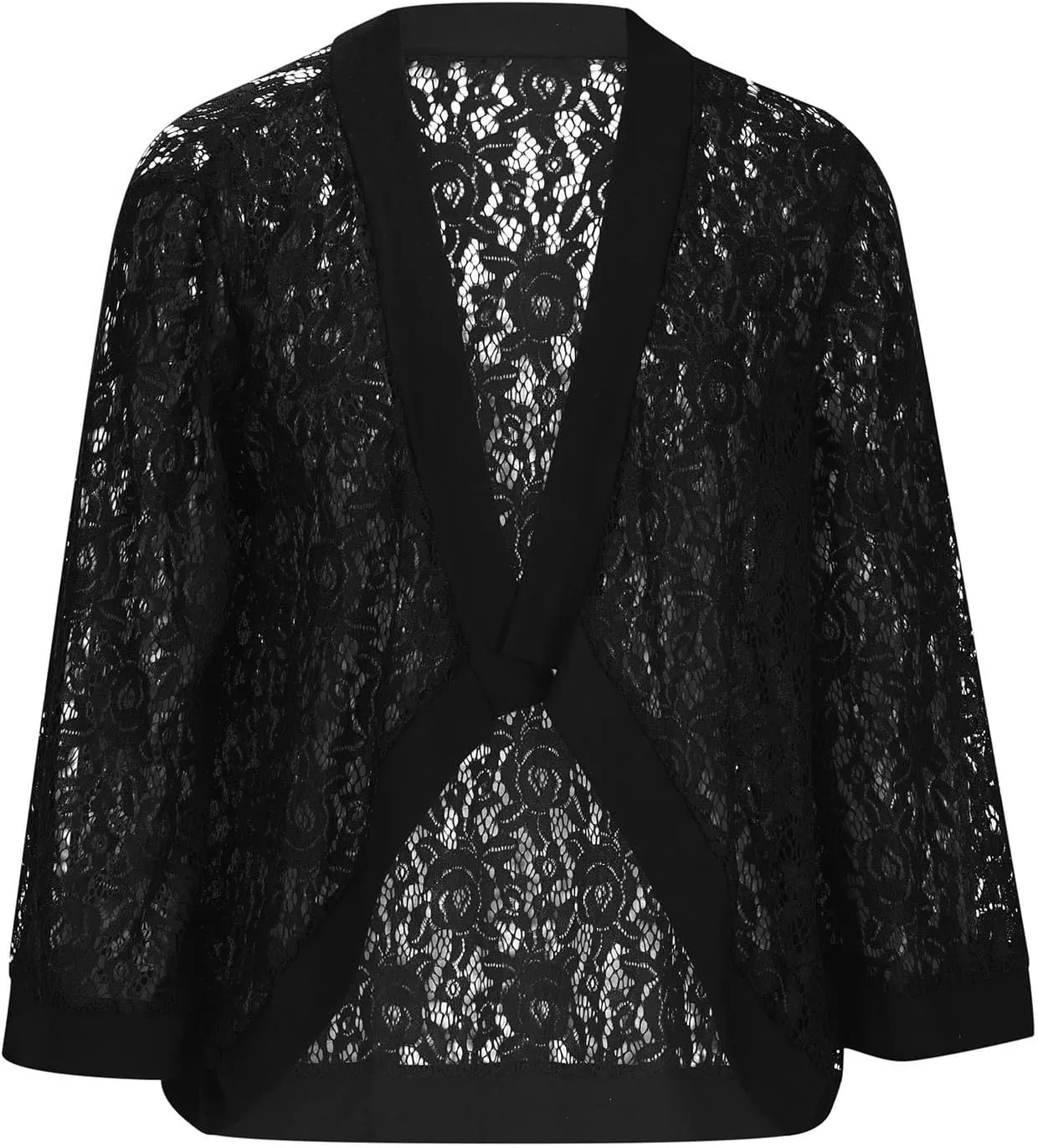 Womens Lace Cardigan Crochet Boho 2025 Summer Long Sleeve Lightweight Open Front Cover Up Sun Protection Kimonos Tops